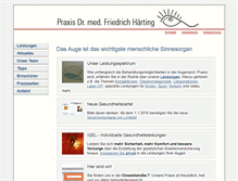 Tablet Screenshot of praxis-drhaerting.de